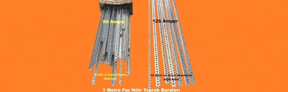 1 metre Nötr toprak faz baraları Kampanya